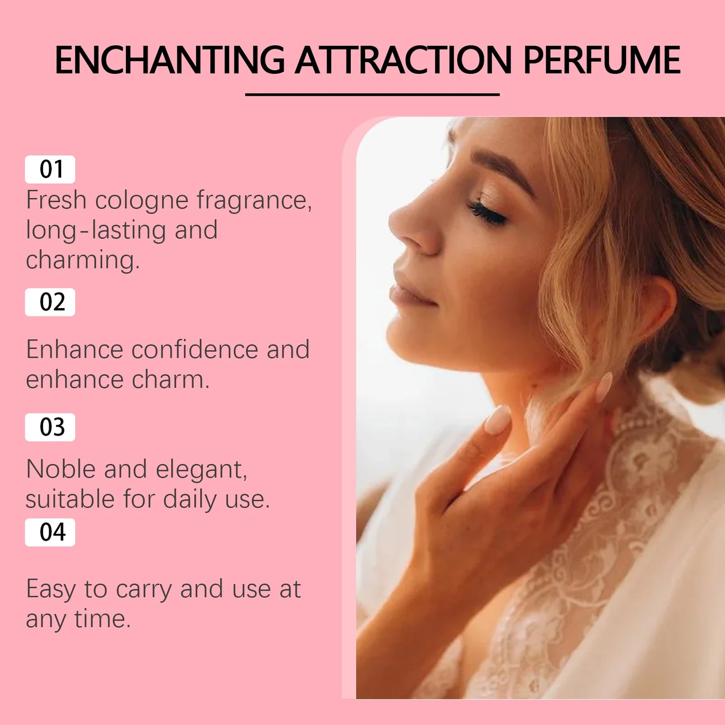 Roxelis 15ml Cologne Pheromone Perfume Roller Ball Lasting Scent Elegant Woman Body Charm Dating Flirt Glamour Lady Perfume