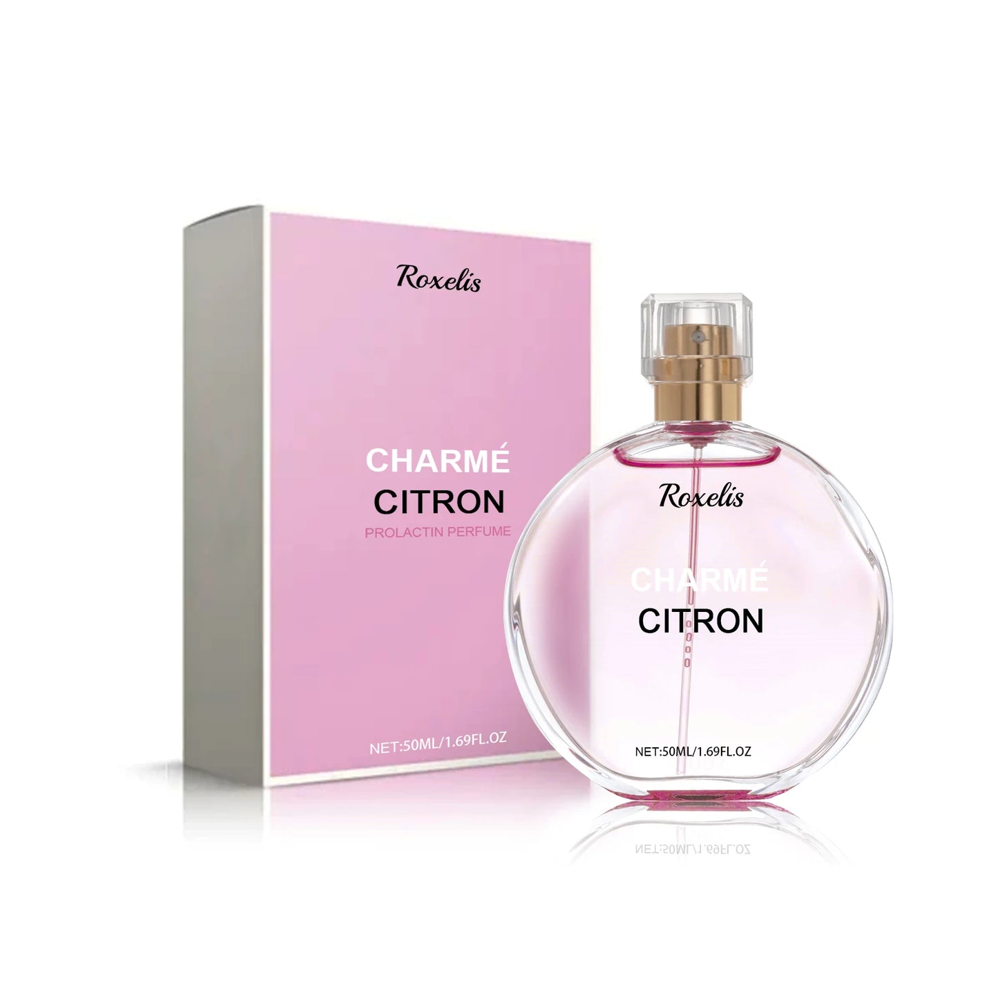 Roxelis Women's Charm Perfume Fresh Fragrance Long Lasting Mild Non Pungent Elegant Women Date Small Perfume Rose Extract