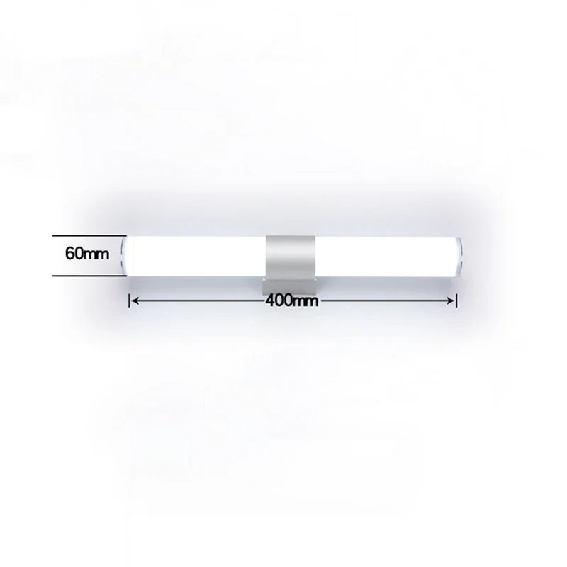 Home Modern Wall Lamps LED Super Bright Long Strips Led Mirror Light Indoor Decors Acrylic Lights for Bathroom Bedroom