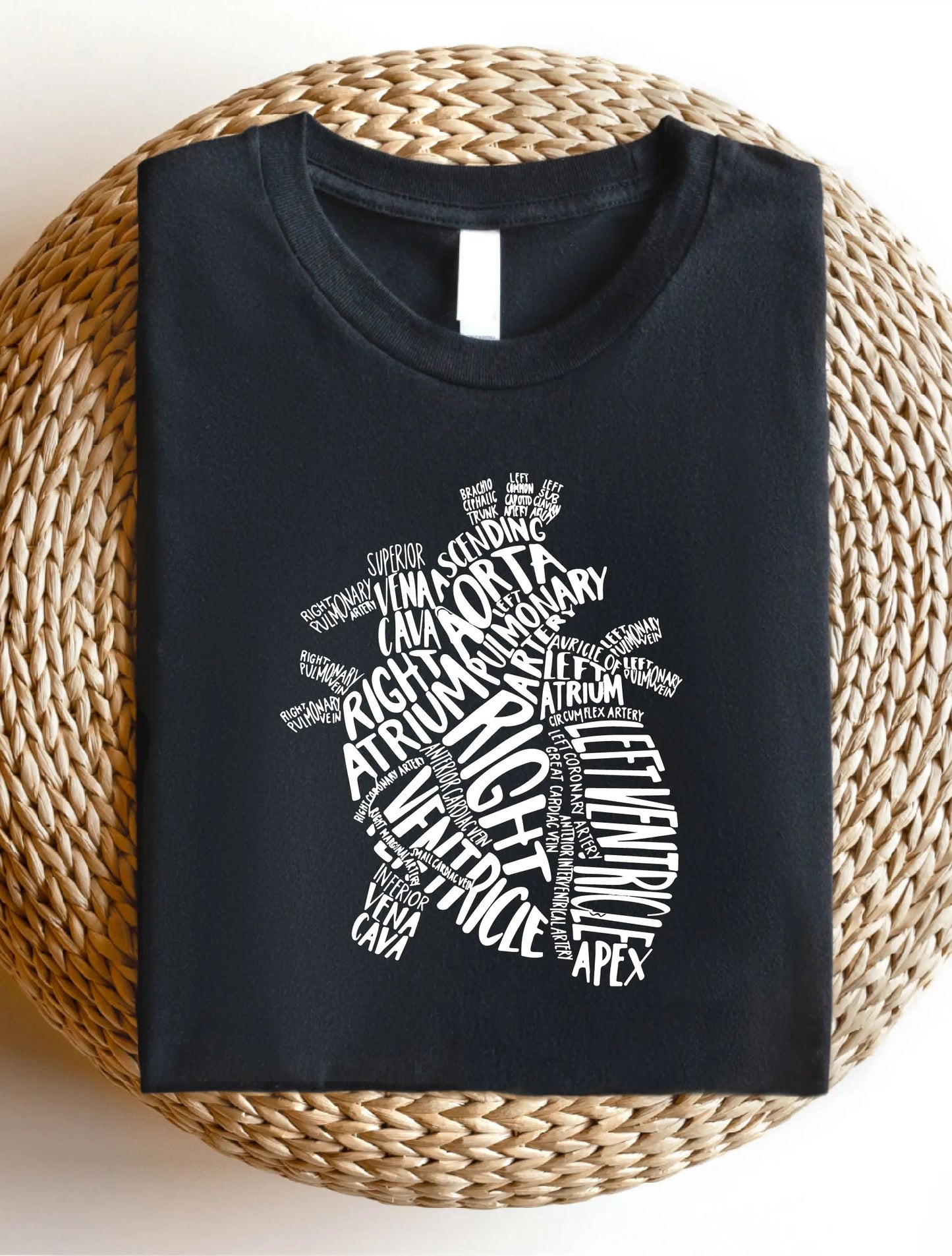 Women Crew Neck Cardiac Nurse Shirt, Casual Short Sleeve T-Shirt, Cardiac Nurse Graphic Design Tee AE11