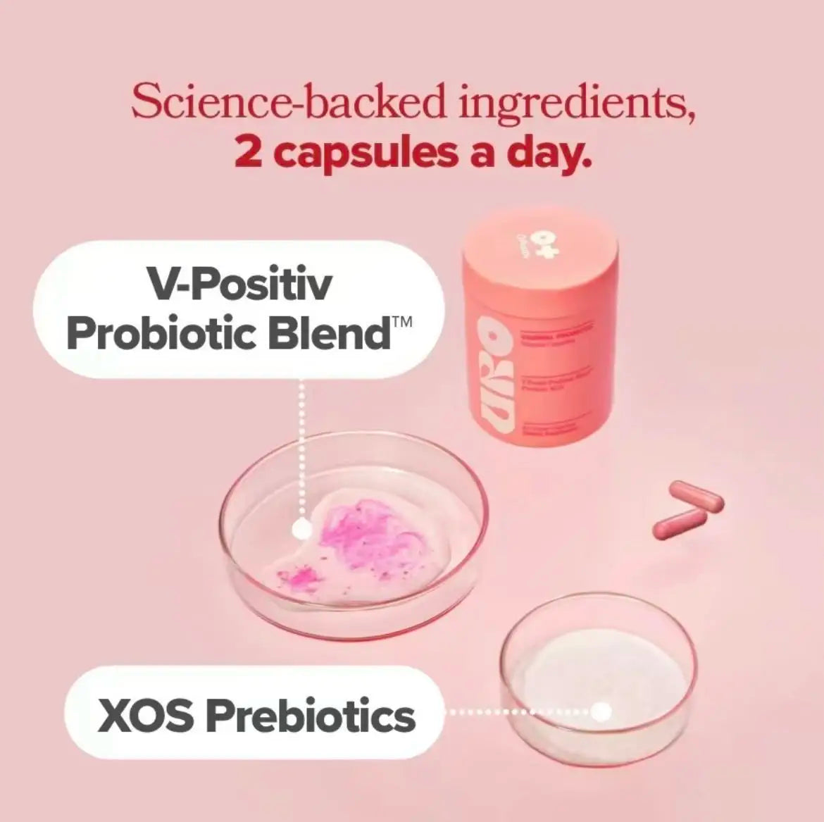 Women's Vaginal Probiotics Capsules for pH Balance with Prebiotics 60 Count Feminine Health Care Personal Hygiene Beauty