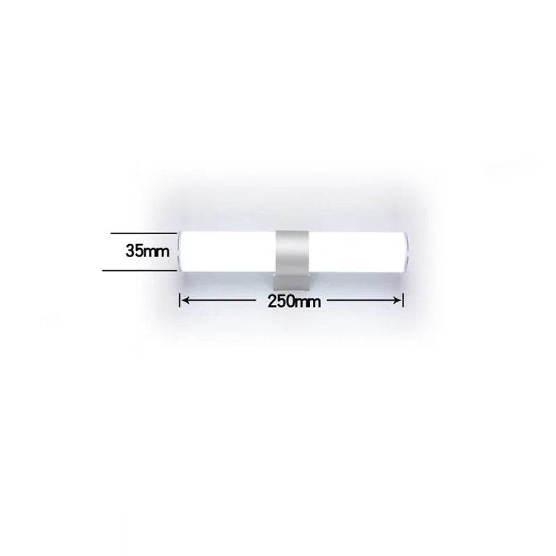 Home Modern Wall Lamps LED Super Bright Long Strips Led Mirror Light Indoor Decors Acrylic Lights for Bathroom Bedroom