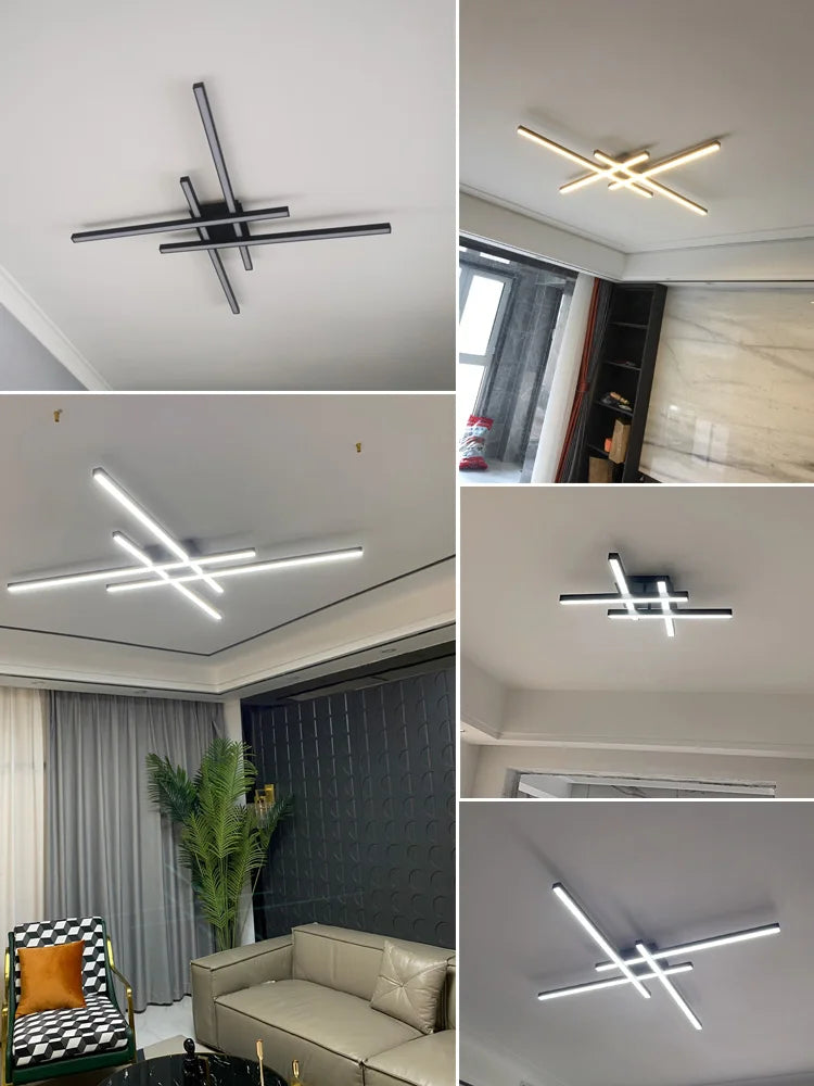 Ceiling light simple modern bedroom atmosphere duplex villa hall Nordic lamps minimalist living room lamp room ceiling lights