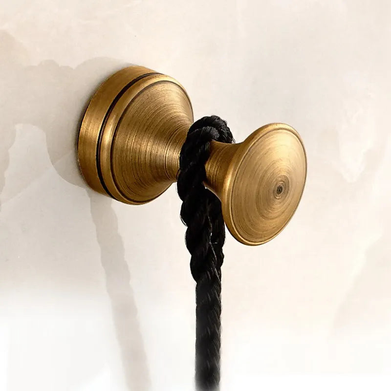Antique Bronze Bathroom Accessories Sets Towel Shelf Towel Holder Toilet Paper Holder Robe Hook Bath Hardware