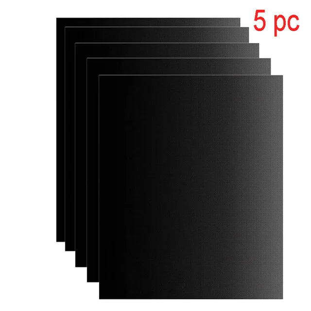 Non stick BBQ Grill Mat 40*33cm Party Mat Black Barbecue Plate Cooking Grilling Sheet Heat Resistance Easily Clean Kitchen Tools