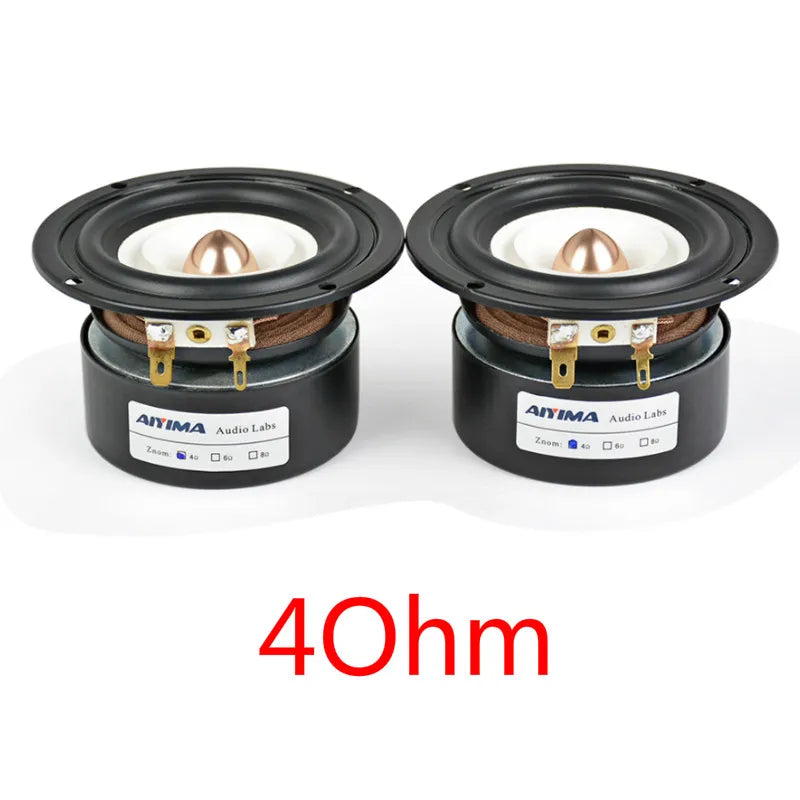 AIYIMA 2Pcs 3 Inch Full Range Speakers 4 8 Ohm 15W Loudspeaker Bass Midrange Sound Speaker For Home Amplifier Audio