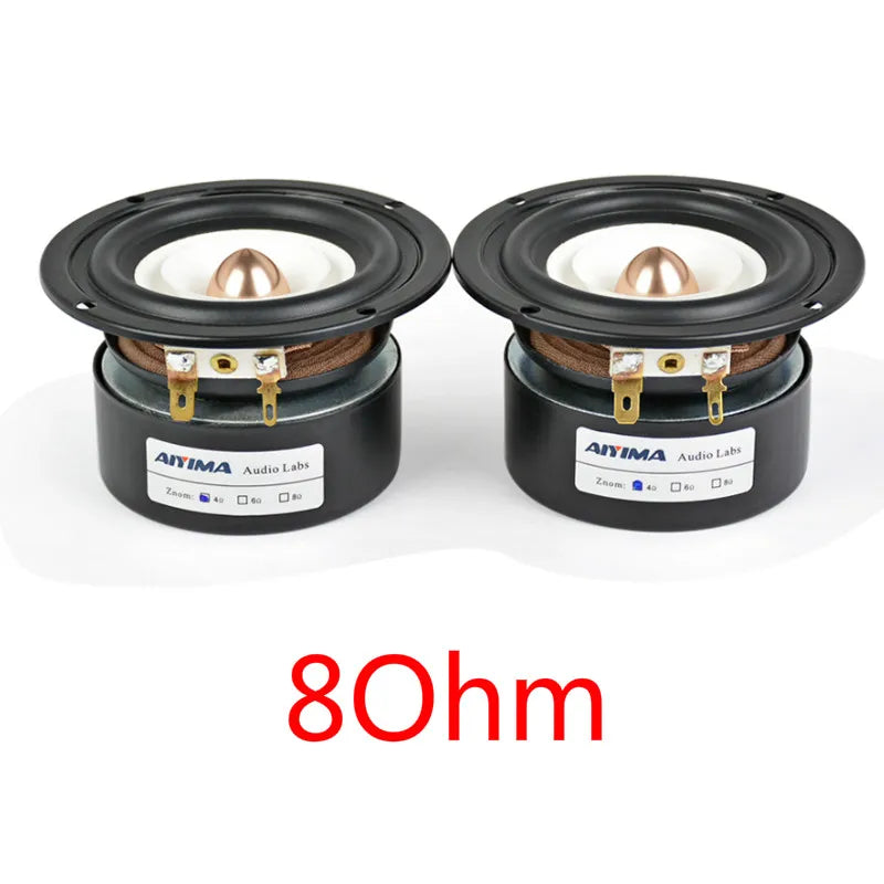 AIYIMA 2Pcs 3 Inch Full Range Speakers 4 8 Ohm 15W Loudspeaker Bass Midrange Sound Speaker For Home Amplifier Audio