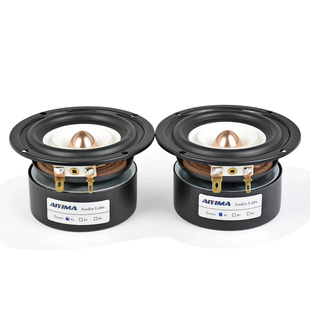 AIYIMA 2Pcs 3 Inch Full Range Speakers 4 8 Ohm 15W Loudspeaker Bass Midrange Sound Speaker For Home Amplifier Audio