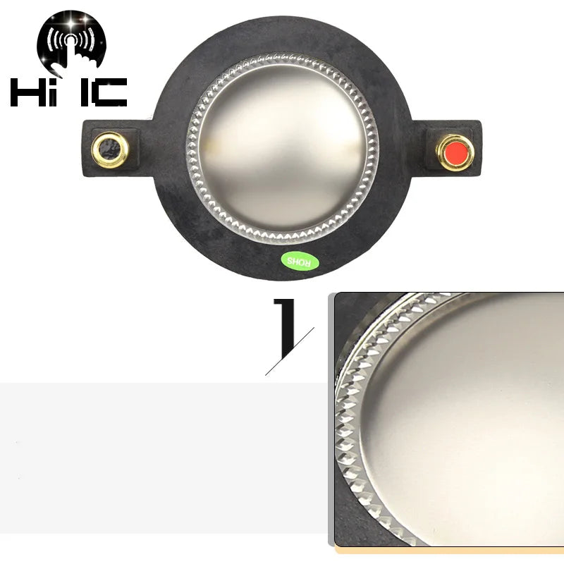 Audio Speaker 44 Core 44.4mm High Treble Voice Coil Replacement Diaphragm High Pitched Membrane Round Dome Speaker
