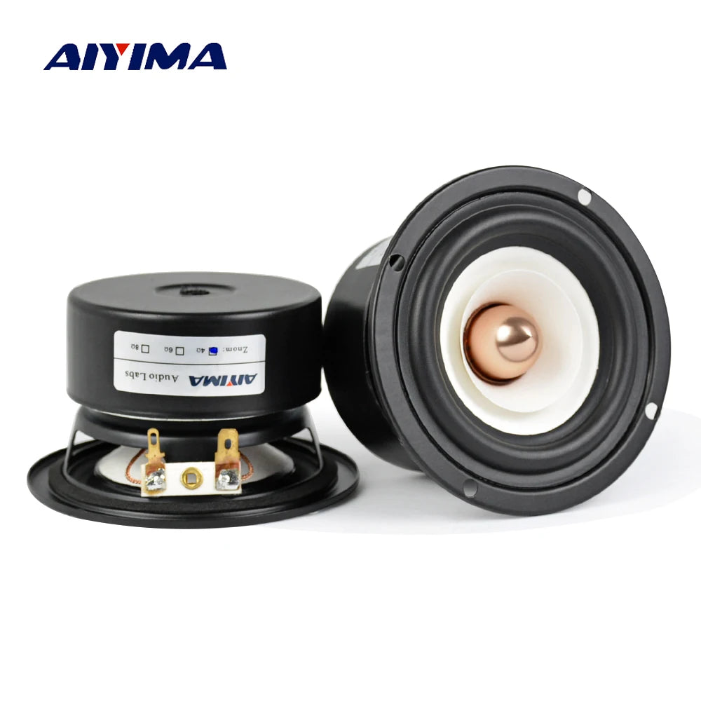 AIYIMA 2Pcs 3 Inch Full Range Speakers 4 8 Ohm 15W Loudspeaker Bass Midrange Sound Speaker For Home Amplifier Audio