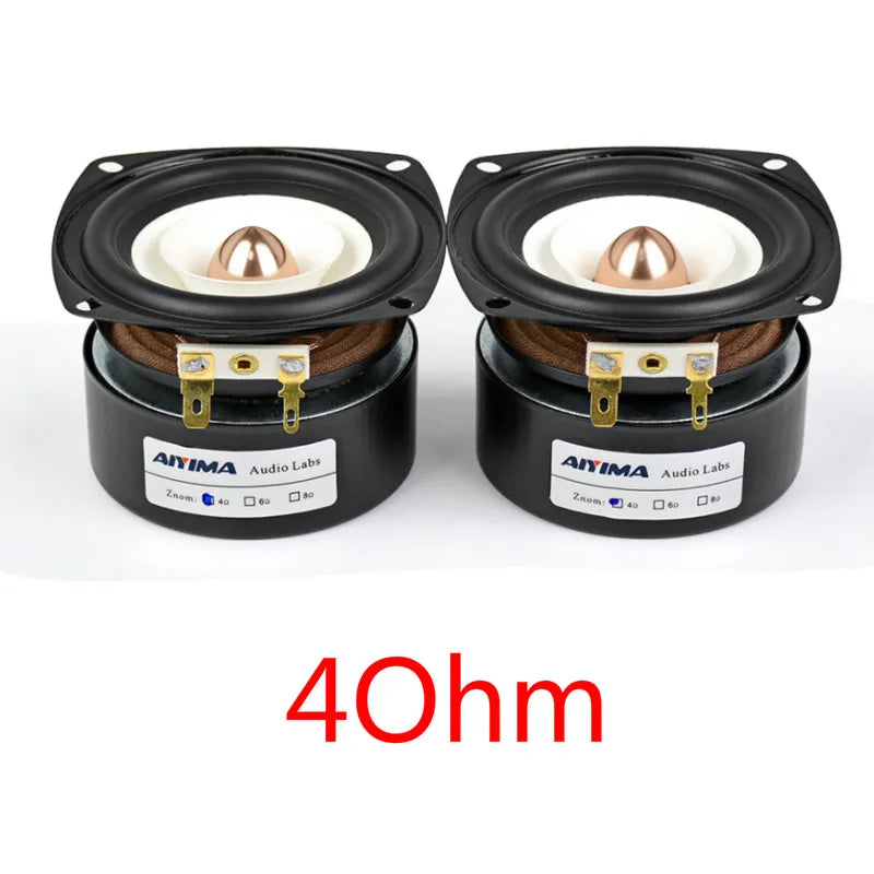 AIYIMA 2Pcs 3 Inch Full Range Speakers 4 8 Ohm 15W Loudspeaker Bass Midrange Sound Speaker For Home Amplifier Audio