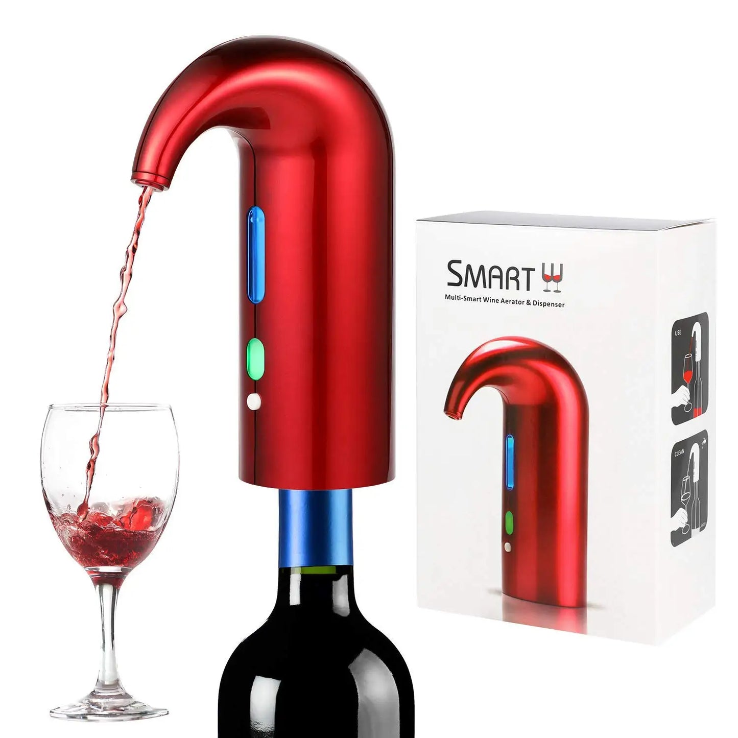 Electric Wine Decanters Smart Wine Pourer USB Charging Auto Drinks Dispenser Quick Automatic Red Wine Aerator Supplies Bar Tools
