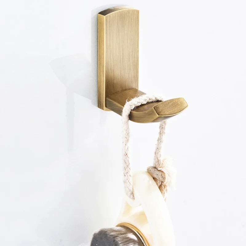 Antique Bronze Bathroom Accessories Sets Towel Shelf Towel Holder Toilet Paper Holder Robe Hook Bath Hardware