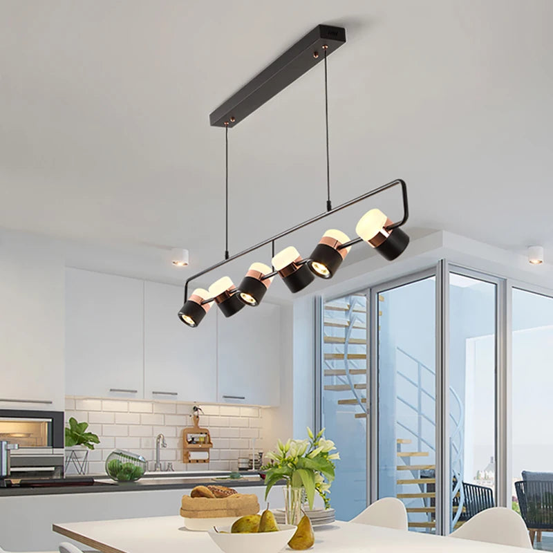 Nordic style designer lamp Dining table light art creative bar counter Kitchen bedroom bedside LED modern chandelier home decor