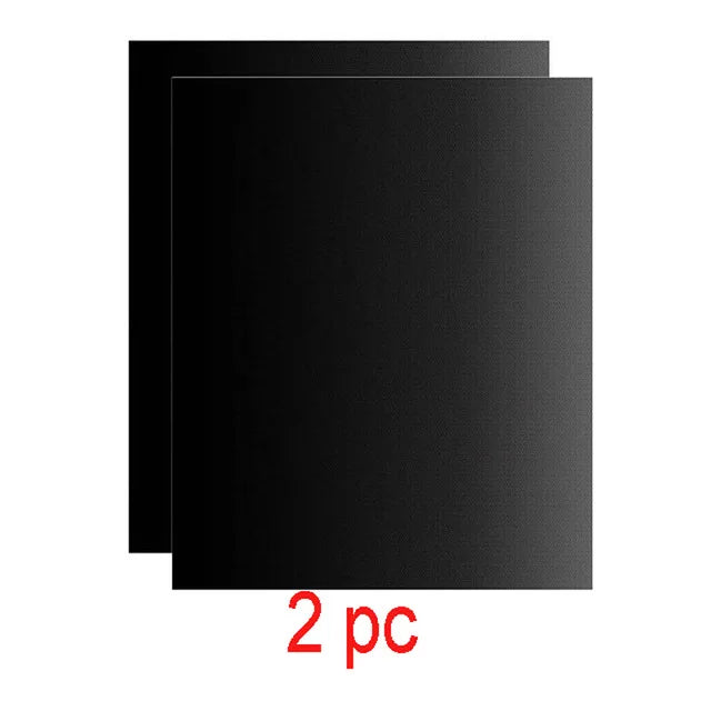 Non stick BBQ Grill Mat 40*33cm Party Mat Black Barbecue Plate Cooking Grilling Sheet Heat Resistance Easily Clean Kitchen Tools