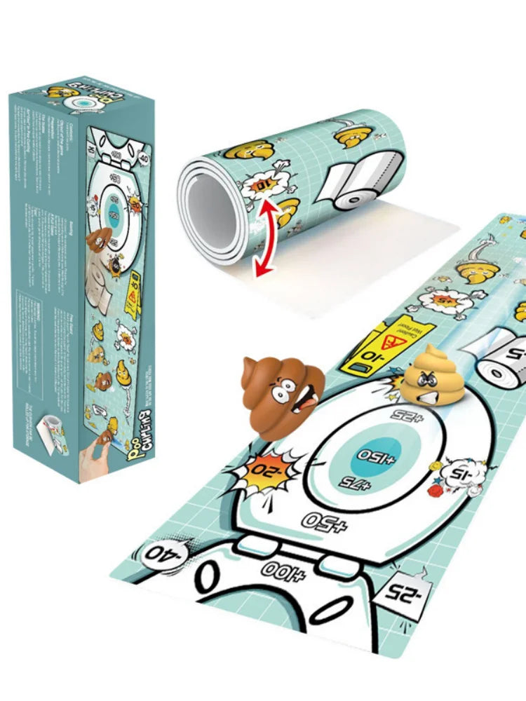 Interactive Bowling and Curling Mat Game Fun Football-Inspired Parent-Child Toy Sports Unforgettable Leisurely Entertainment