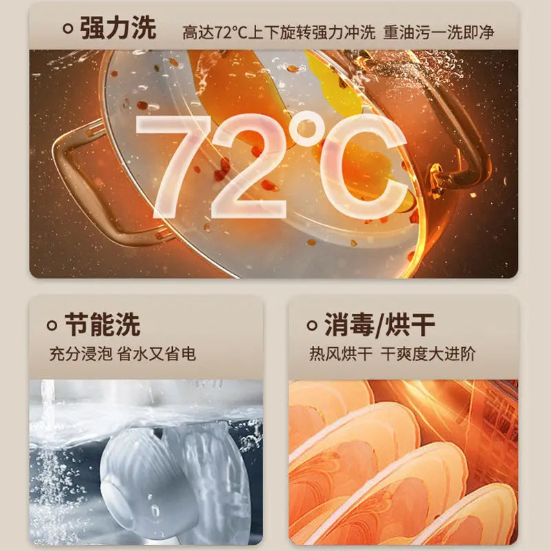 Maternal and Infant Dishwasher Baby Automatic Household Small Mini Desktop Installation-free Disinfection Drying Sterilization 5