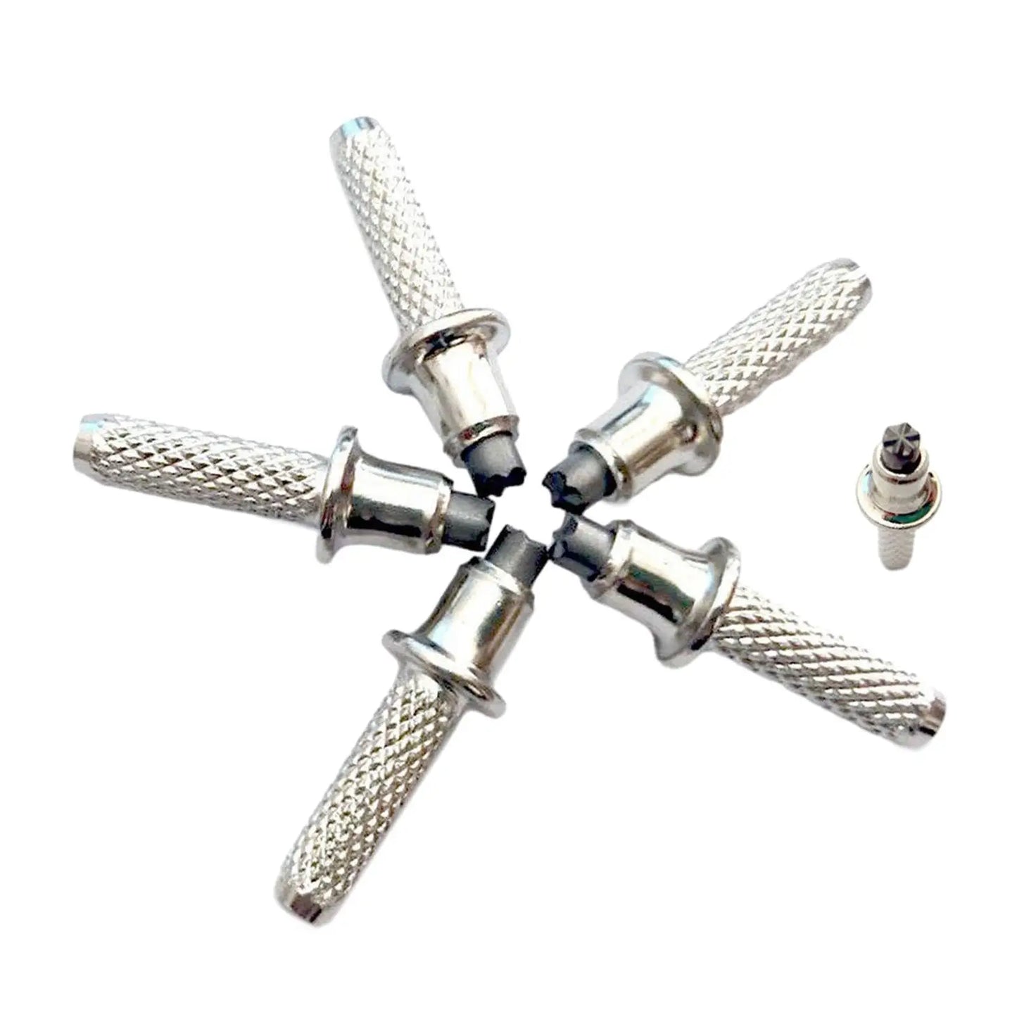 5 Pieces Alpenstock Tip Trekking Poles Tip for Hiking Cane Stick Walking