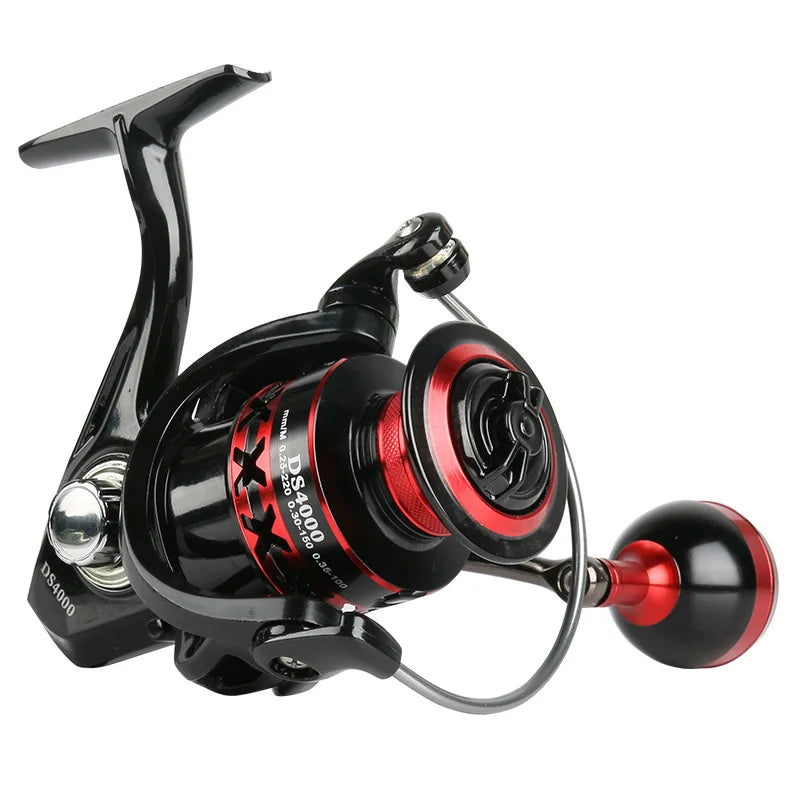 DEUKIO Fishing Reel 2000-7000 Max Drag 12KG Reels for Fishing Tackle Sea Spinning Reel Carp fishing Molinete Pesca Accessories