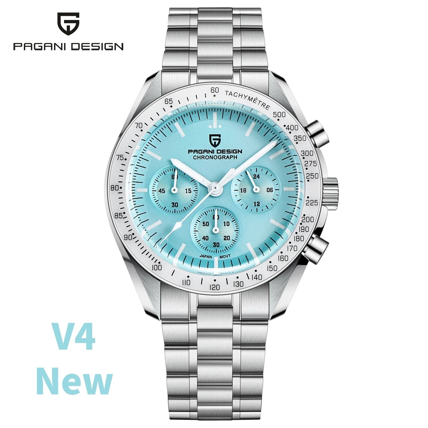 PAGANI DESIGN 2025 New Men's Watches Top Luxury Quartz Watch For Men Auto Date Speed Chronograph AR Sapphire Mirror Wrist watch