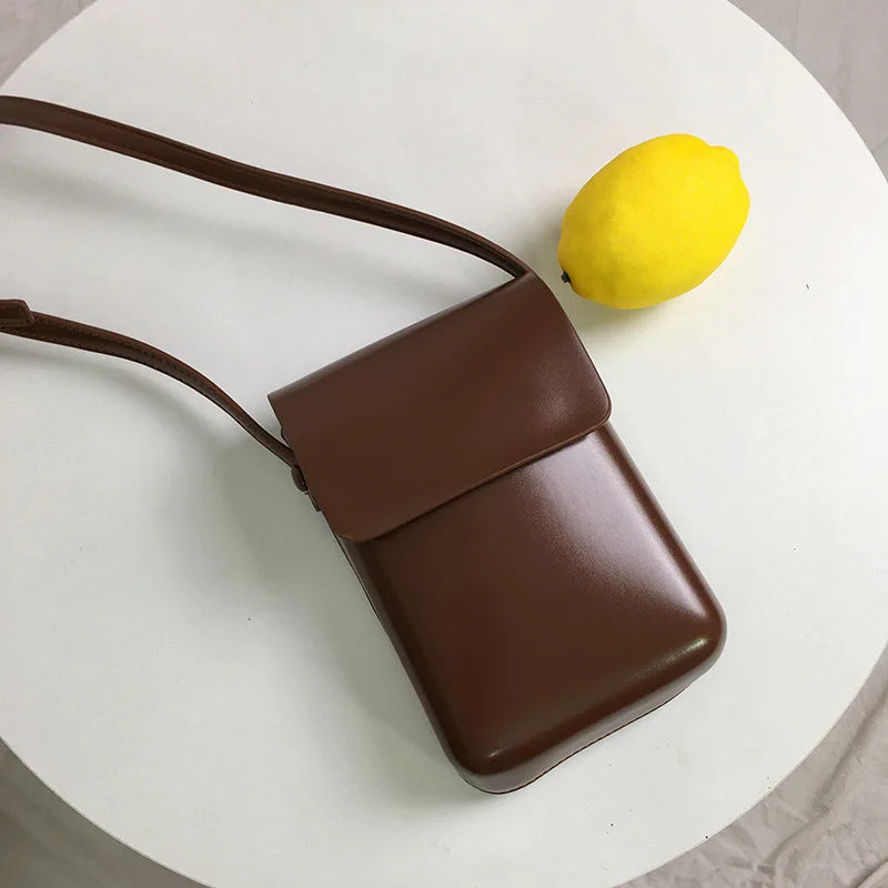 New Women Handbags Pu Leather Phone Purse Fashion Female Messenger Bag Large Capacity Crossbody Bags