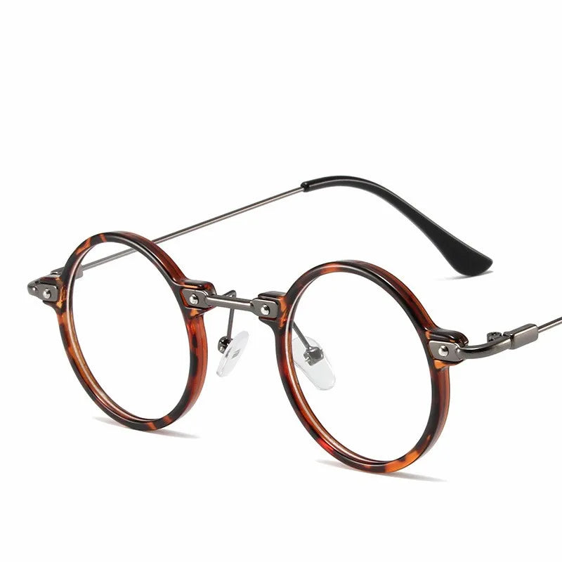 Round Sunglasses For Men Women Retro Steampunk Sun Glasses Male Female Brand Designer Metal Frame Eyewear Shades Oculos De Sol