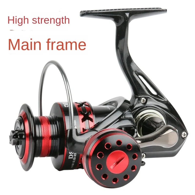 DEUKIO Fishing Reel 2000-7000 Max Drag 12KG Reels for Fishing Tackle Sea Spinning Reel Carp fishing Molinete Pesca Accessories
