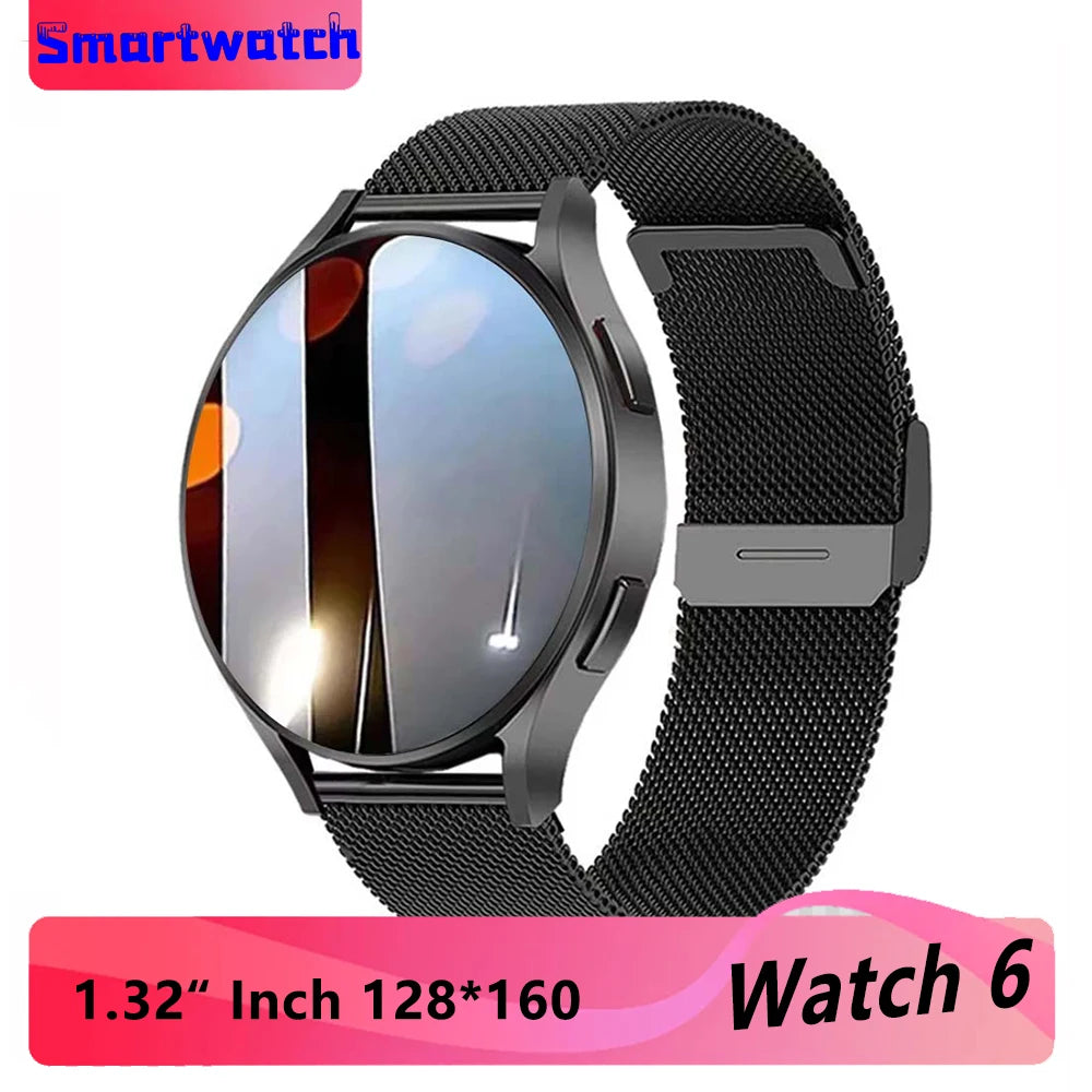 Business Watch Men 1.32” Inch 128*160 Health Monitoring Notifications Bluetooth Call Alarm Clock Smartwatch Women Multifunction
