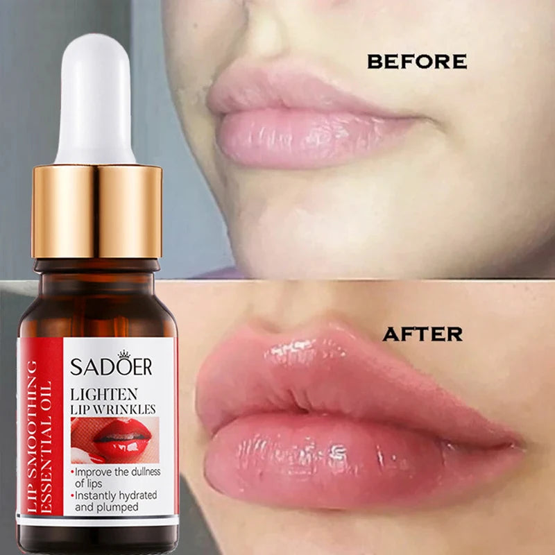 Lip Booster Plumping Serum Oil Hyaluronic Acid Moisturising Sexy Plumping Enhancer Stimulant Free Brightening Lightening Lines