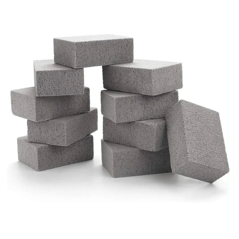 BBQ Grill Cleaning Brush Brick Block Barbecue Cleaning Stone Pumice Brick For Barbecue Rack Outdoor Kitchen BBQ Tools Mangal