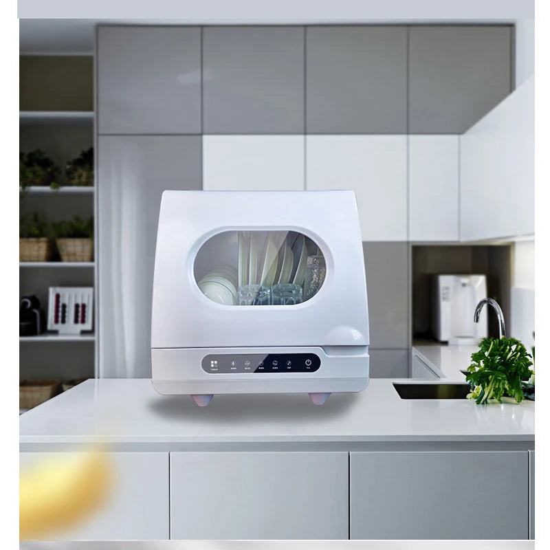 Household Automatic Dishwasher Installation Free Small Desktop Drying Integrated Anti-virus Sterilizing Intelligent Dish Washer