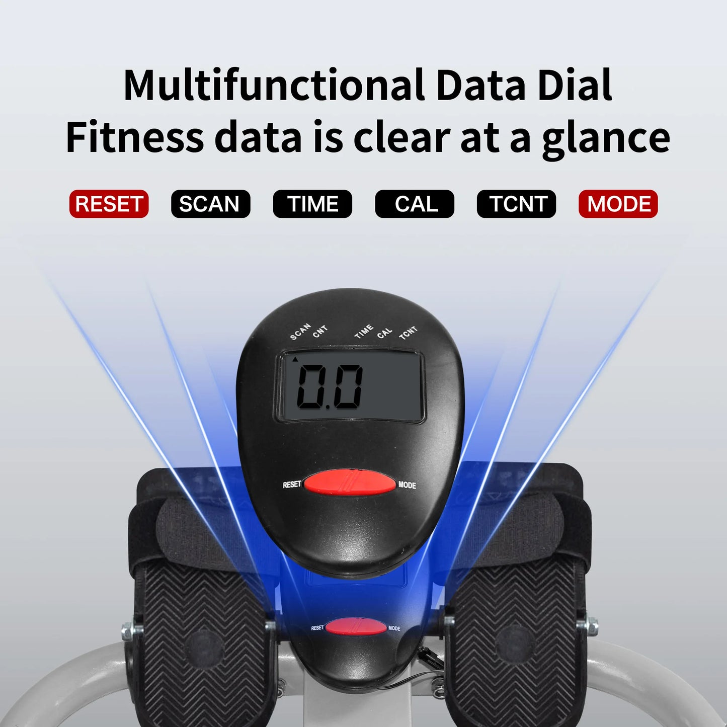 Leikefitness Rowing Machine Foldable for Home Use Hydraulic Rowing Machine with LCD Monitor for Full Body Exercise Cardio Workou