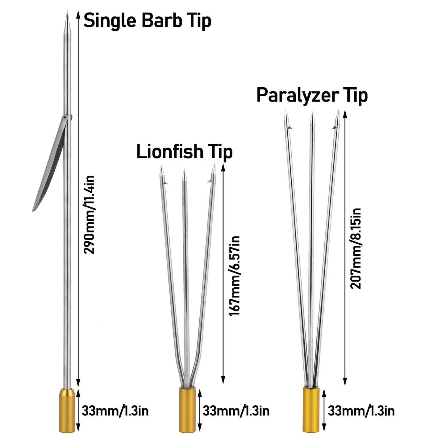 Spearfishing Kit Stainless Steel Fishing Stringer Harpoon Fish Buckle Fiberglass Hawaiian Sling Pole Spear Fishing Equipment