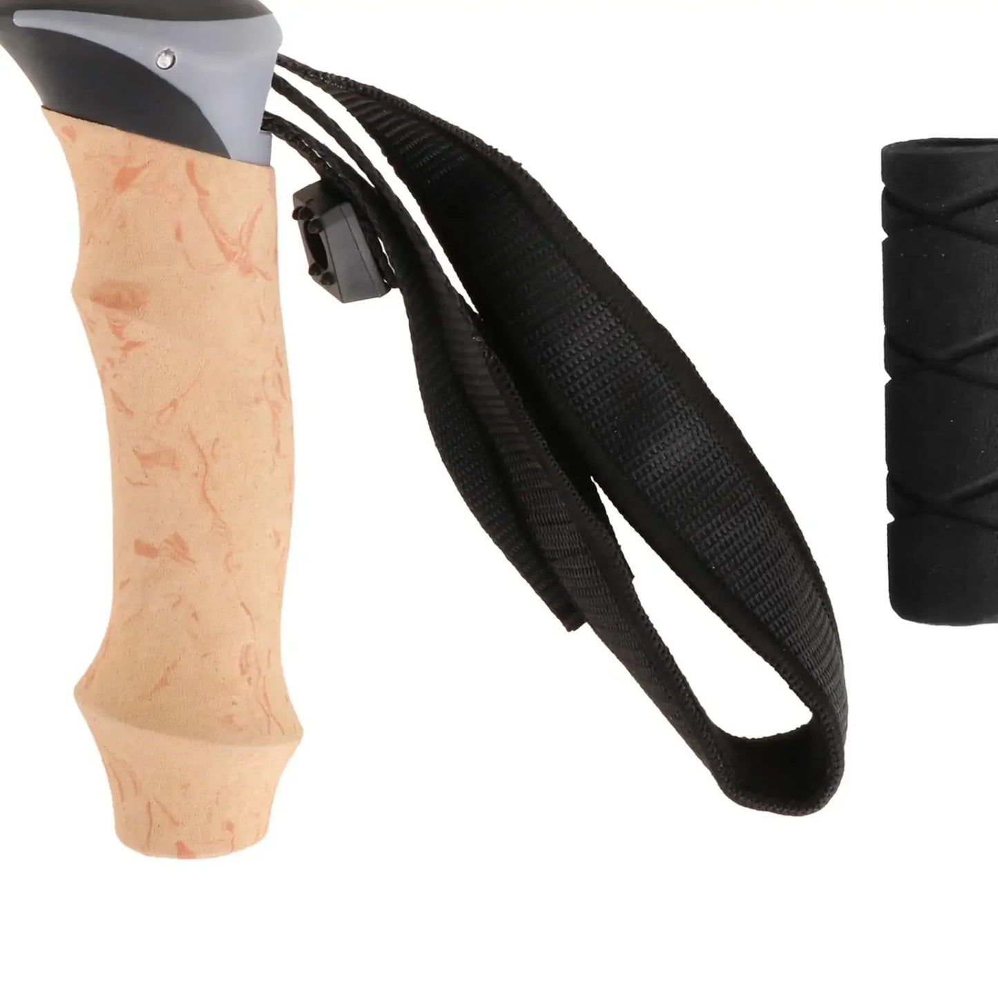 Trekking Pole Handle Walking Cane Grip Anti Slip Portable Walking Stick, Handle