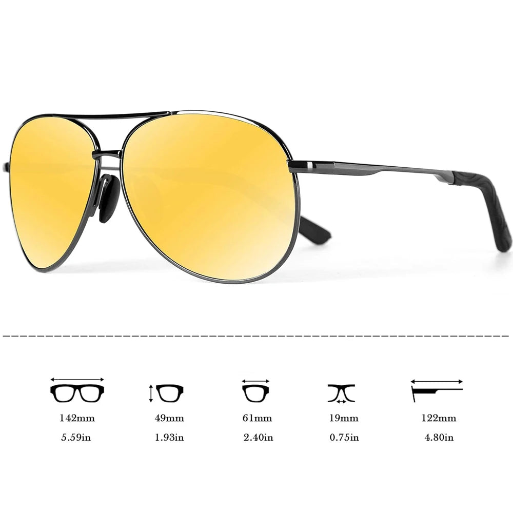 Polarized Sunglasses Men Women Trendy Retro Sun glasses Outdoor Sports Fishing Hiking Driving