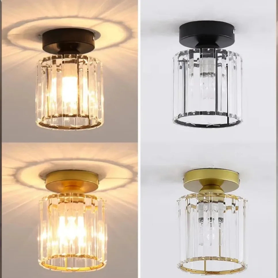 Nordic LED Acrylic Ceiling lamp Aisle Corridor E27 Lamp For Living Room Bedroom Home Ceiling Light Interior Lighting AC 85-265V