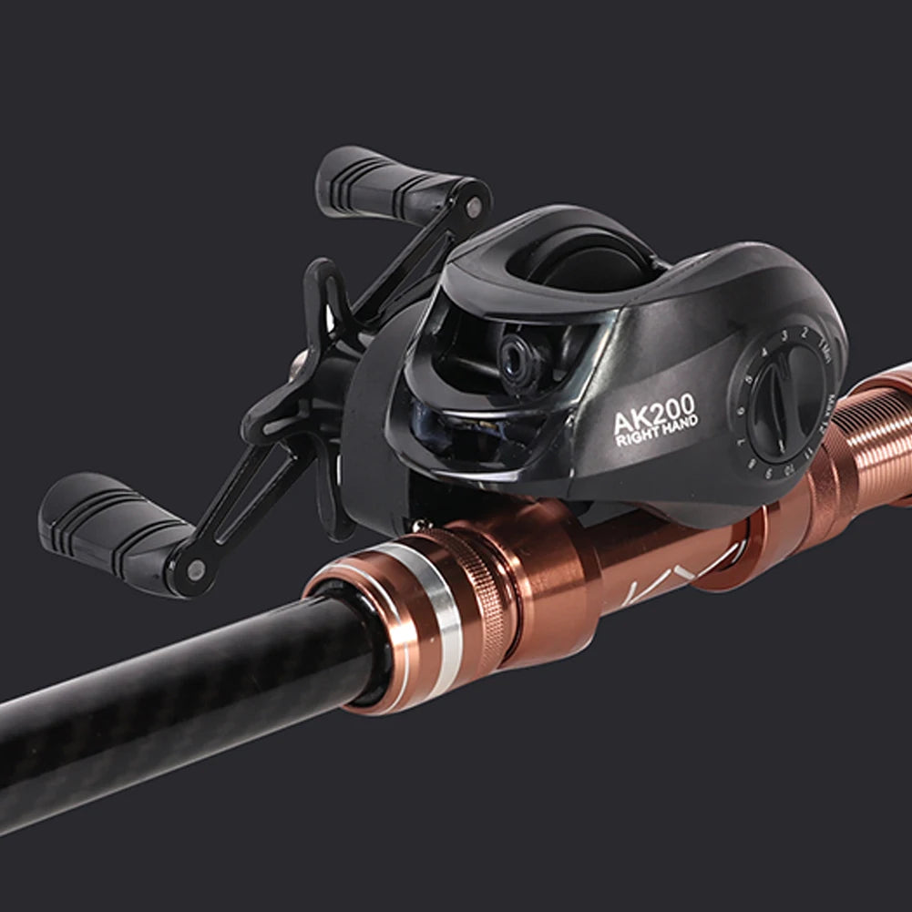 Fishing Wheel 7.2/1 Gear Ratio Baitcasting Reel Metal Max Drag 10kg Saltwater Freshwater 18+1BB for Beginners Fishing Accessory