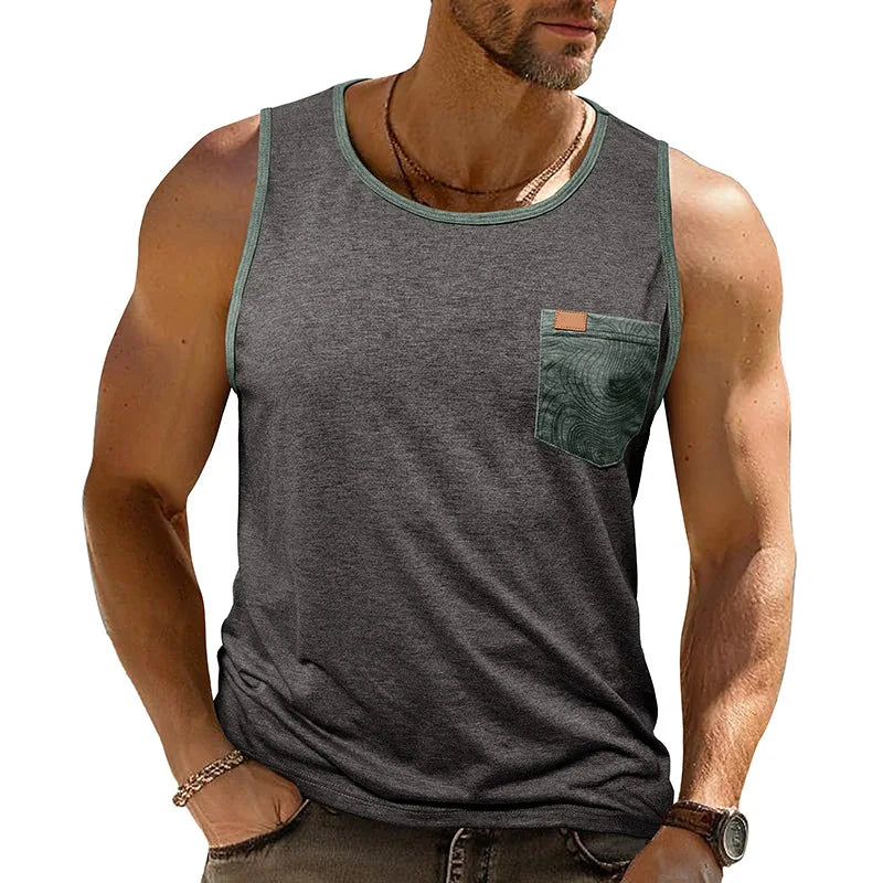 Men s Sleeveless Crew Neck Tank Top for Workouts and Casual Wear - Stay Cool and Stylish All Year Round with this Versatile