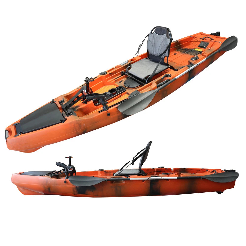 Single-Use Kayak for Lakes Rivers Oceans Offshore Waters-for Fishing and Rafting Canoe/Kayak
