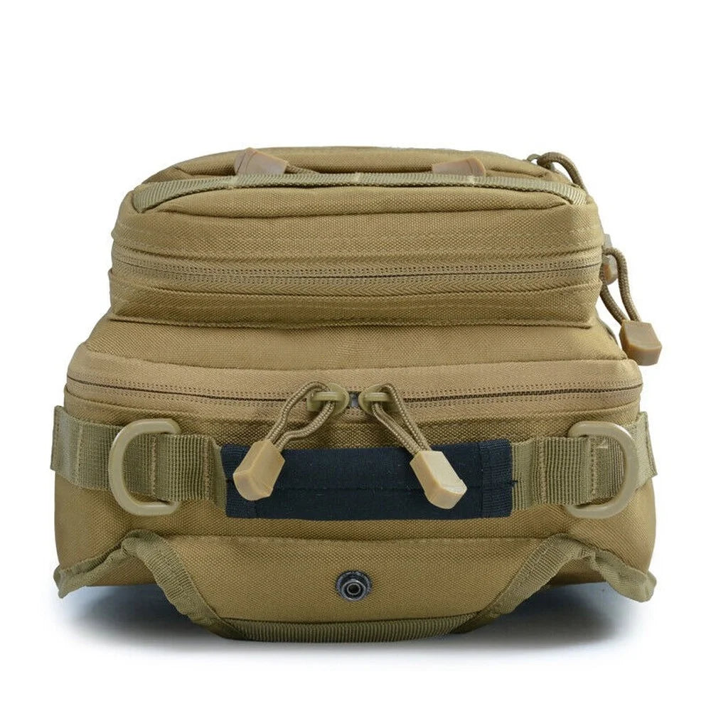 Tactical Shoulder Sling Bag Military Molle Men's Backpack EDC Molle Chest Pack Sling Bag for Fishing Hiking Camping