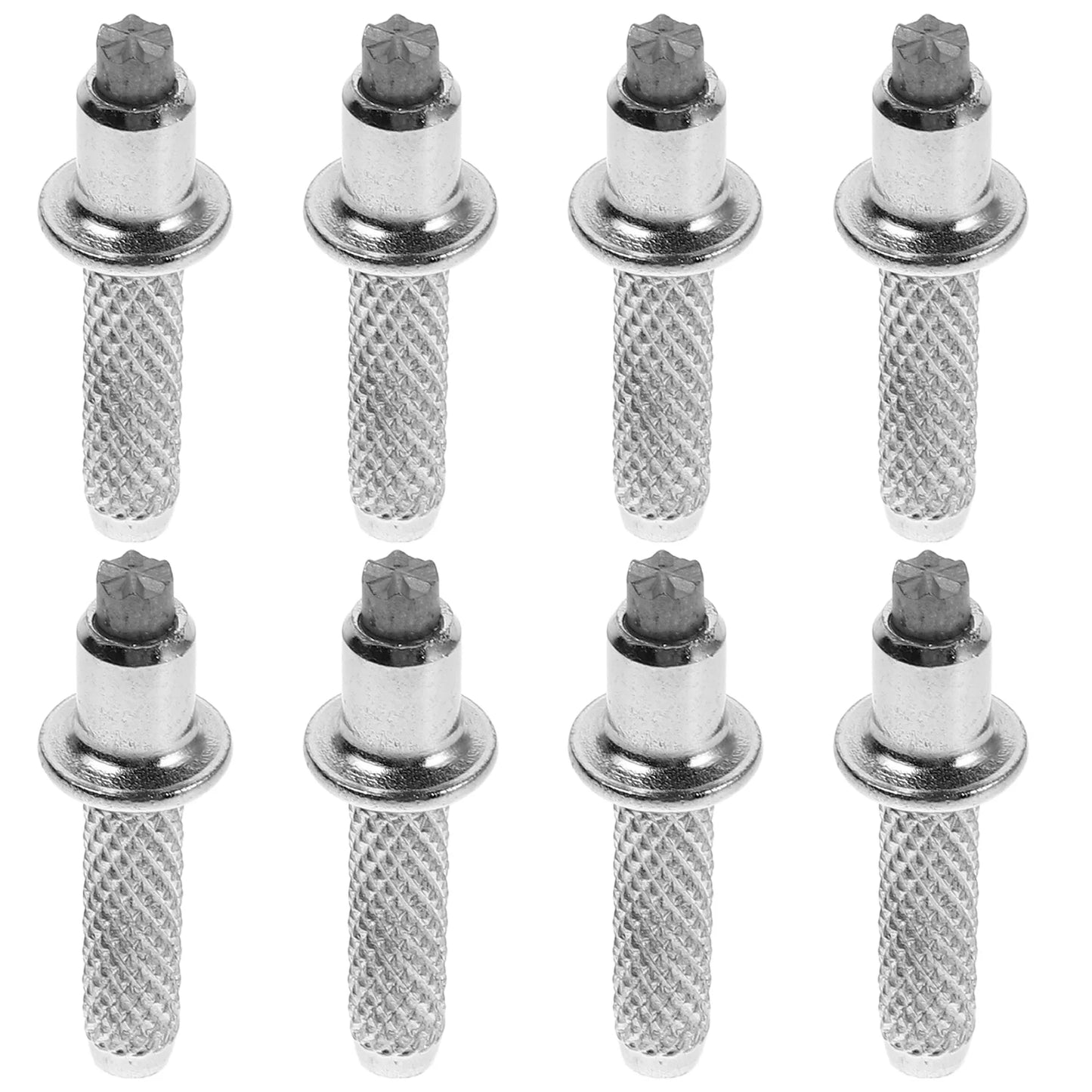 8 Pcs Replacement Trekking Pole Tips Hiking Accessories Walking Sticks Parts Camping Gear For Anti Slip Spikes Metal Feet