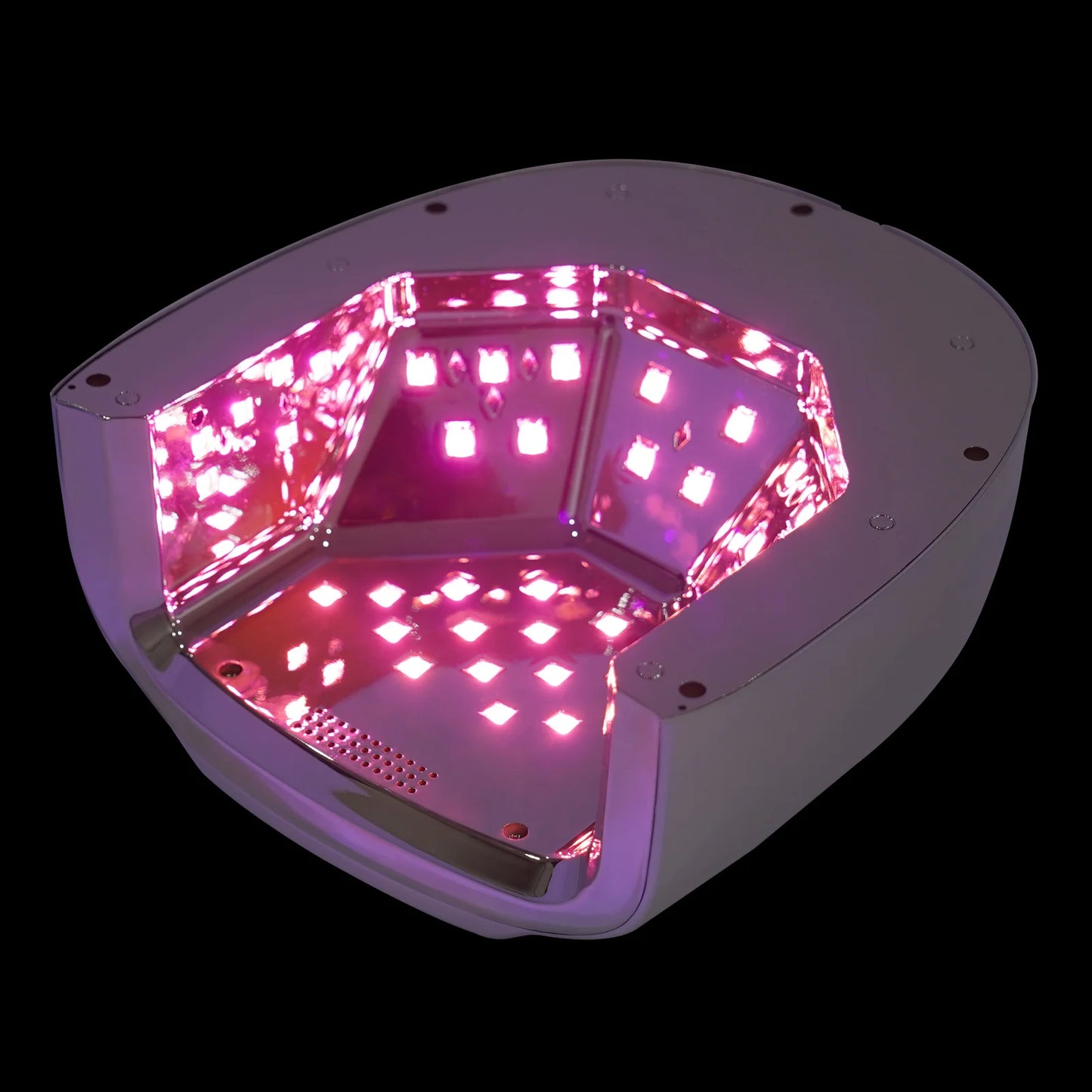 Professional Rechargeable 96W UV LED Portable Cordless UV Light for Nail Lamp Machine with Removable Stainless Steel Bottom