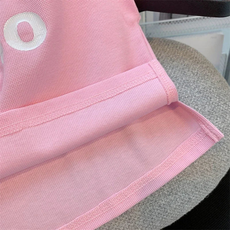 New 4 -14 Years Summer Girls Clothing Set Letter Print Sleeveless T-shirt + Heart Shorts Pants 2pcs Suit Kids Leisure Outfit