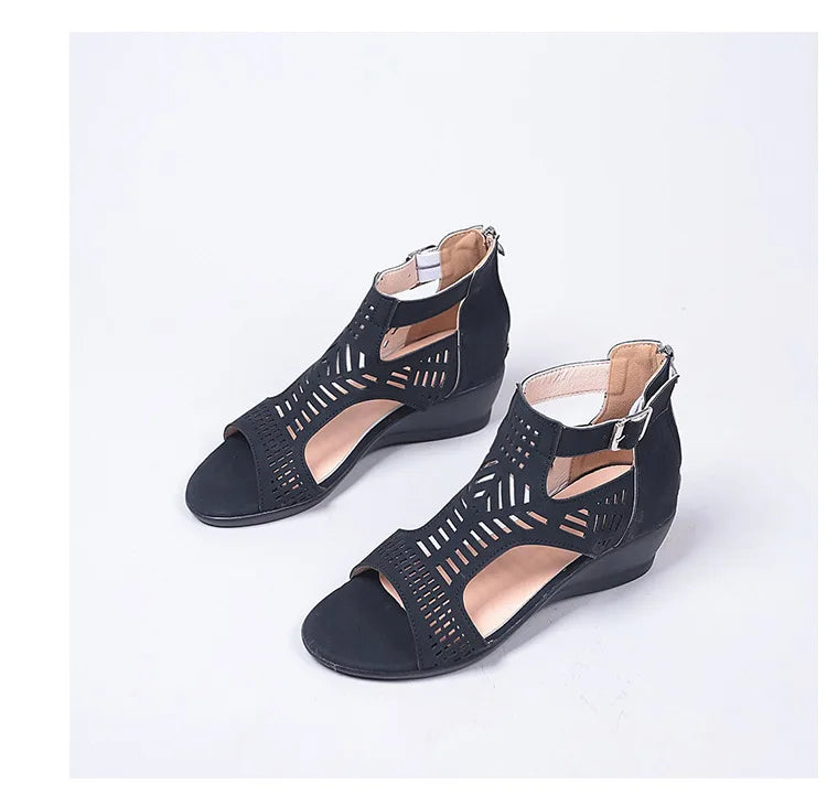 Sandals Women's High Heel Wedge Fashion Womens Shoes Comfort Luxury Sandals Women Designers Outdoor Beach Shoes 2023