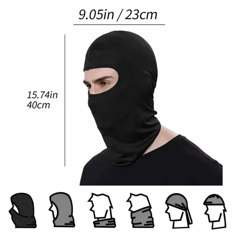Summer Cycling Cap Balaclava Breathable Anti-UV Men Full Face Mask Bicycle Motorcycle Helmet Running Cooling Sport Gear Bandana