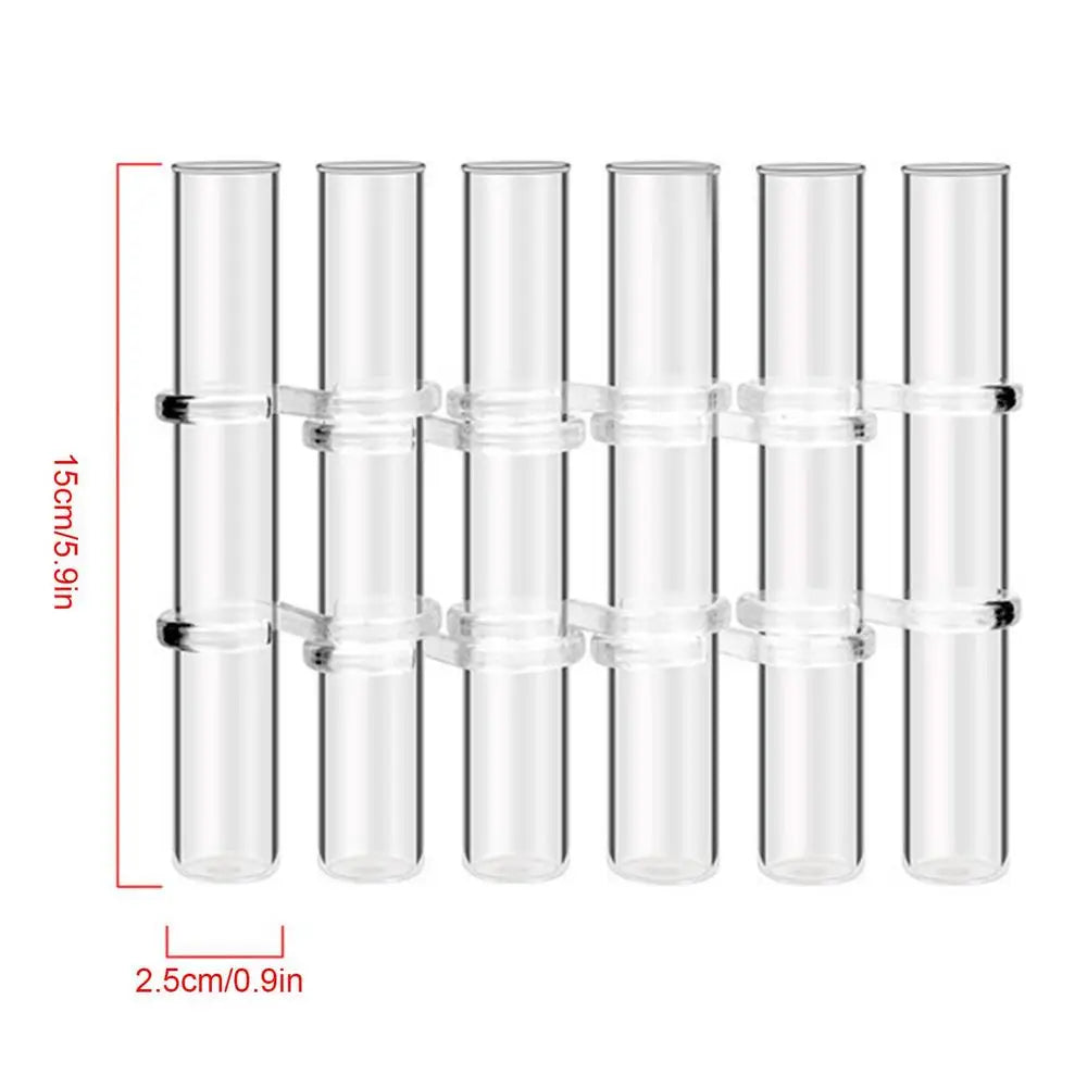 Hinged Flower Glass Vase Test Tube Creative Plant Holder Hydroponic Container Living Room Office Dining Table Floral Home Decor