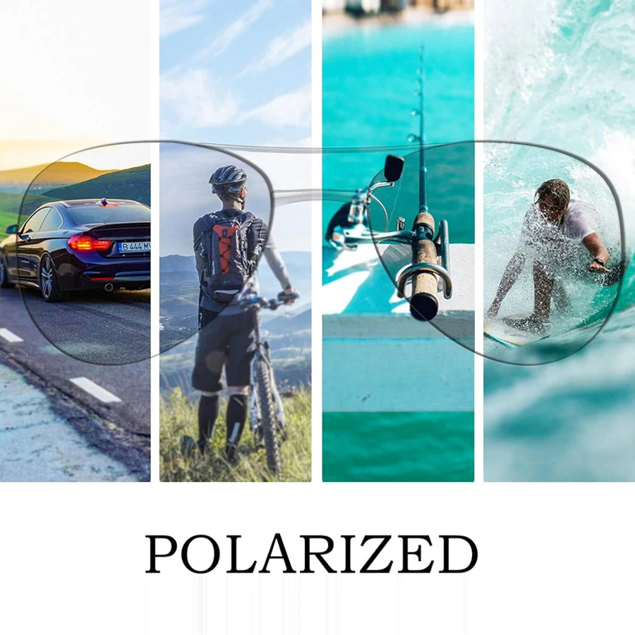 Polarized Sunglasses Men Women Trendy Retro Sun glasses Outdoor Sports Fishing Hiking Driving