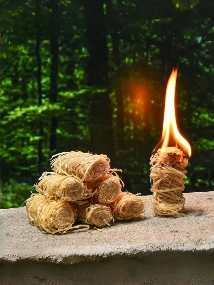 2to100pcs Charcoal Fire Starters – Odorless, BBQFireplace, Wood Stove & Camping. Essential for Kitchen, Outdoor Travel & Cocina
