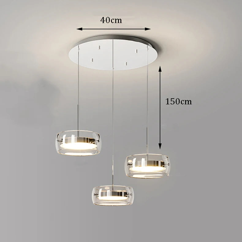 Modern home decor ring led lights pendant light lamps for living room Chandeliers for dining room hanging light indoor lighting