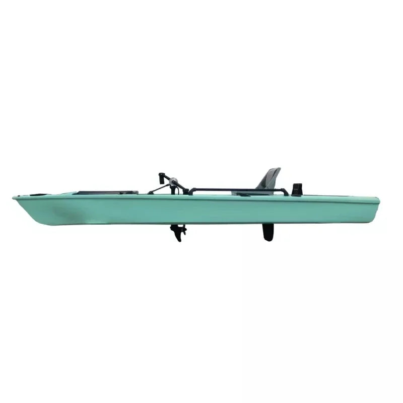 A 13ft Solo Skiff Boats Fishing Kayak with Motor Pedal Drive Fishing Kayaks Factory Price